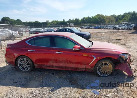 2021 Genesis G70 2.0T Rwd из США, поврежденный, VIN KMTG64LAXMU076561